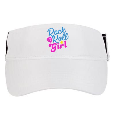 Rock N Roll Girl Cute Gift Adult Drive Performance Visor