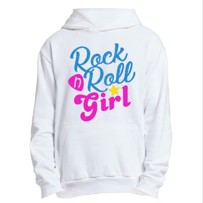 Rock N Roll Girl Cute Gift Urban Pullover Hoodie