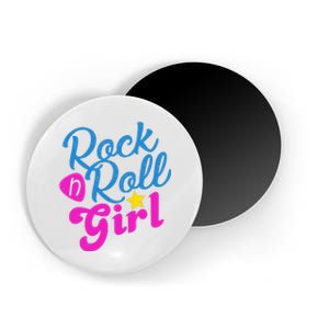 Rock N Roll Girl Cute Gift Magnet