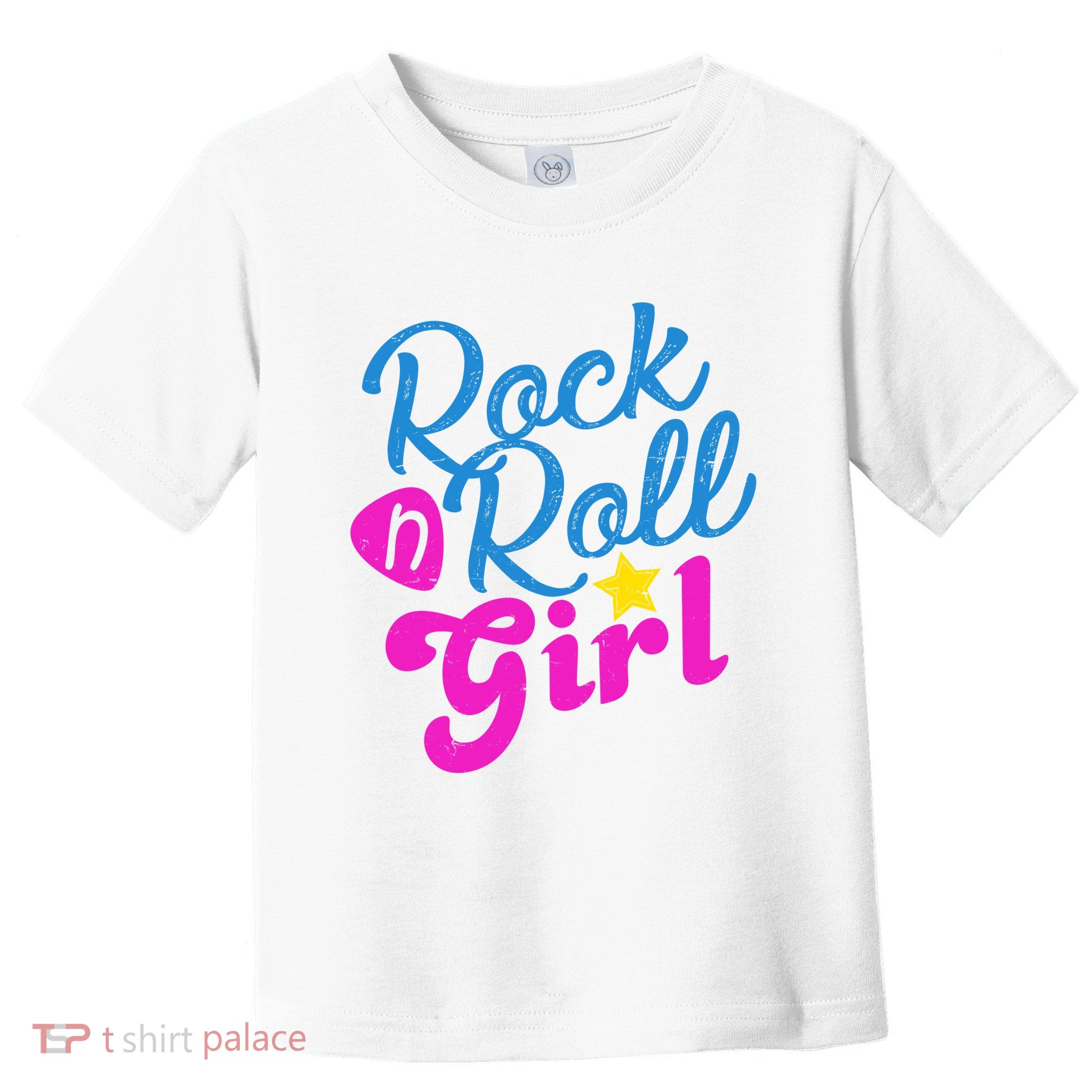 Rock N Roll Girl Cute Gift Toddler T-Shirt