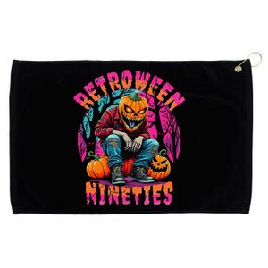 Retroween Nineties Retro Grunge Halloween Design Grommeted Golf Towel