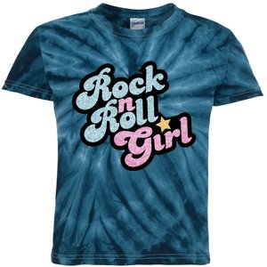 Rock N Roll Girl Kids Tie-Dye T-Shirt