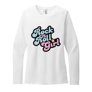 Rock N Roll Girl Womens CVC Long Sleeve Shirt