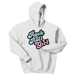 Rock N Roll Girl Kids Hoodie