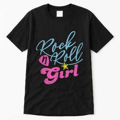 Rock N Roll Girl Purple Darla Tall T-Shirt