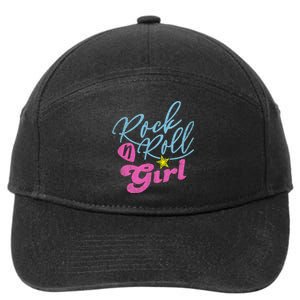 Rock N Roll Girl Purple Darla 7-Panel Snapback Hat