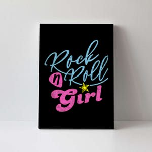 Rock N Roll Girl Purple Darla Canvas