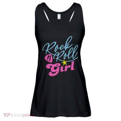 Rock N Roll Girl Purple Darla Ladies Essential Flowy Tank