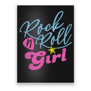 Rock N Roll Girl Purple Darla Poster