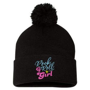 Rock N Roll Girl Purple Darla Pom Pom 12in Knit Beanie