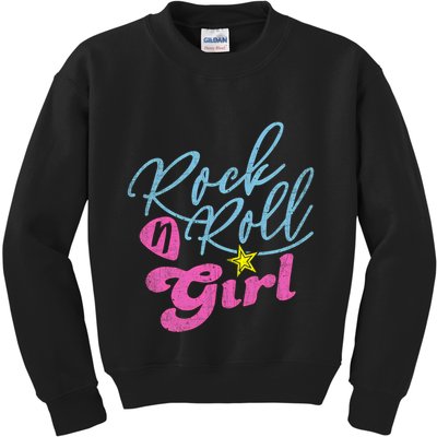 Rock N Roll Girl Purple Darla Kids Sweatshirt
