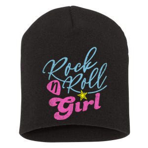 Rock N Roll Girl Purple Darla Short Acrylic Beanie