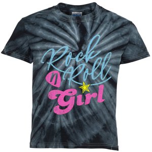 Rock N Roll Girl Purple Darla Kids Tie-Dye T-Shirt