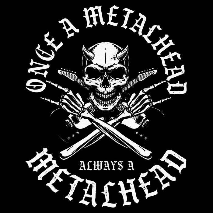 Rock N Roll Once A Metalhead Always A Metal Head Band Hard Performance Shirt