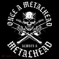 Rock N Roll Once A Metalhead Always A Metal Head Band Hard Poster