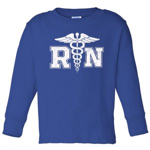 R N Registered Nurse Gift For Nurses Toddler Long Sleeve Shirt