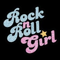 Rock N Roll Girl Zip Tote Bag