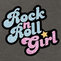 Rock N Roll Girl Cotton Canvas Backpack
