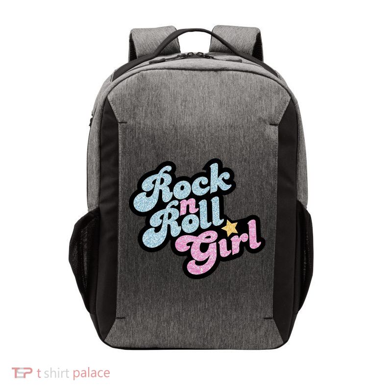 Rock N Roll Girl Vector Backpack