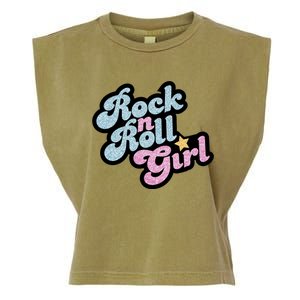 Rock N Roll Girl Garment-Dyed Women's Muscle Tee