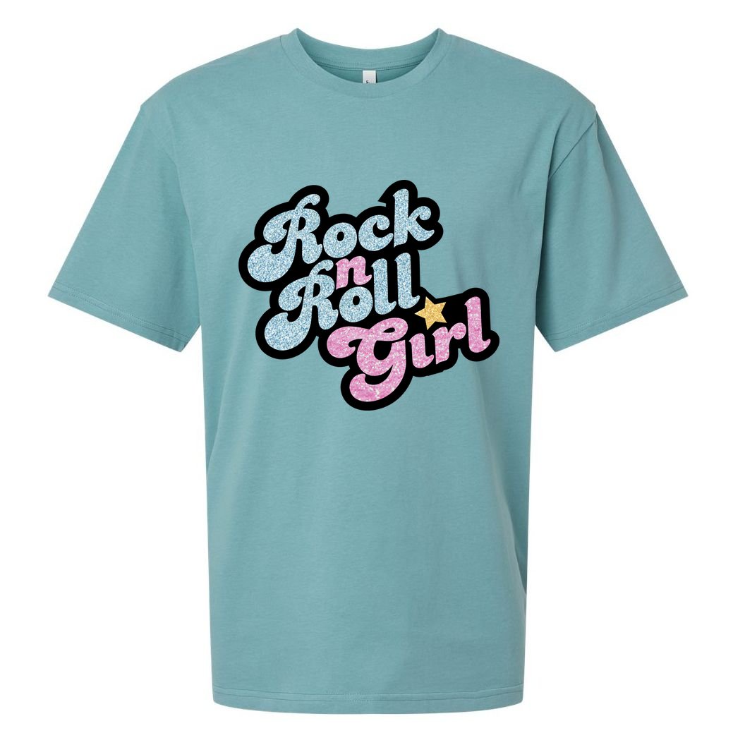 Rock N Roll Girl Sueded Cloud Jersey T-Shirt