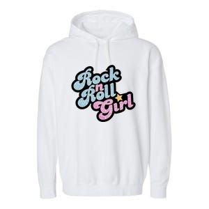 Rock N Roll Girl Garment-Dyed Fleece Hoodie