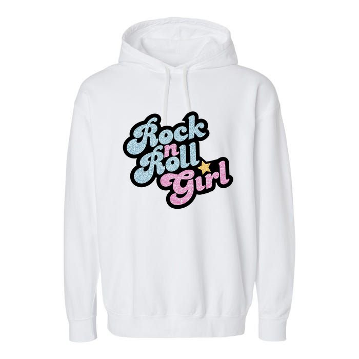 Rock N Roll Girl Garment-Dyed Fleece Hoodie