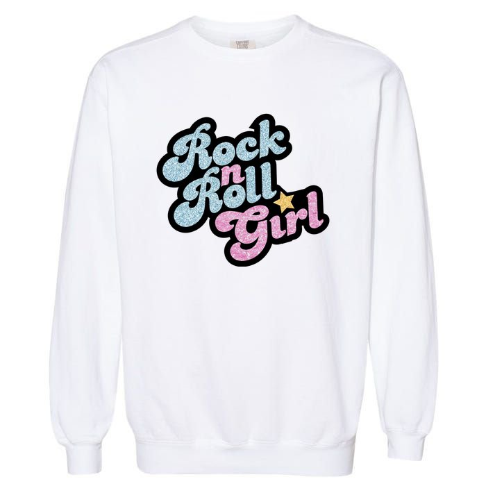 Rock N Roll Girl Garment-Dyed Sweatshirt