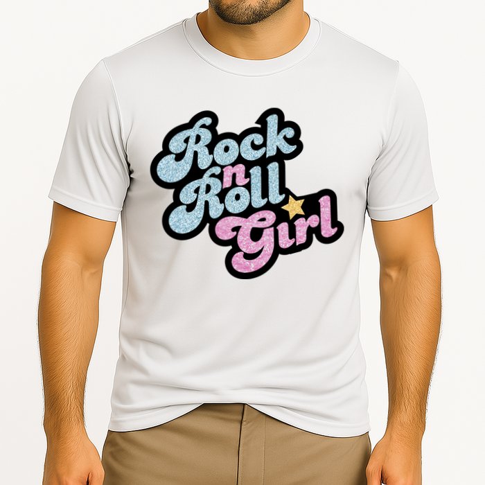 Rock N Roll Girl Cooling Performance Crew T-Shirt