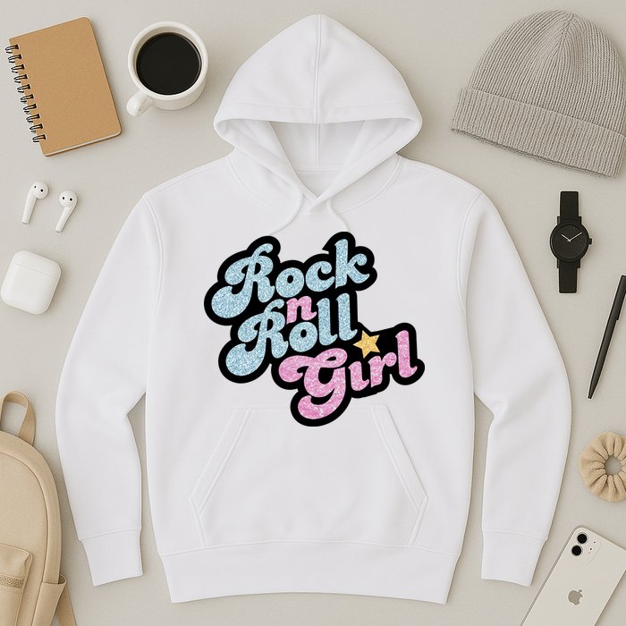 Rock N Roll Girl Hoodie