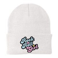 Rock N Roll Girl Knit Cap Winter Beanie