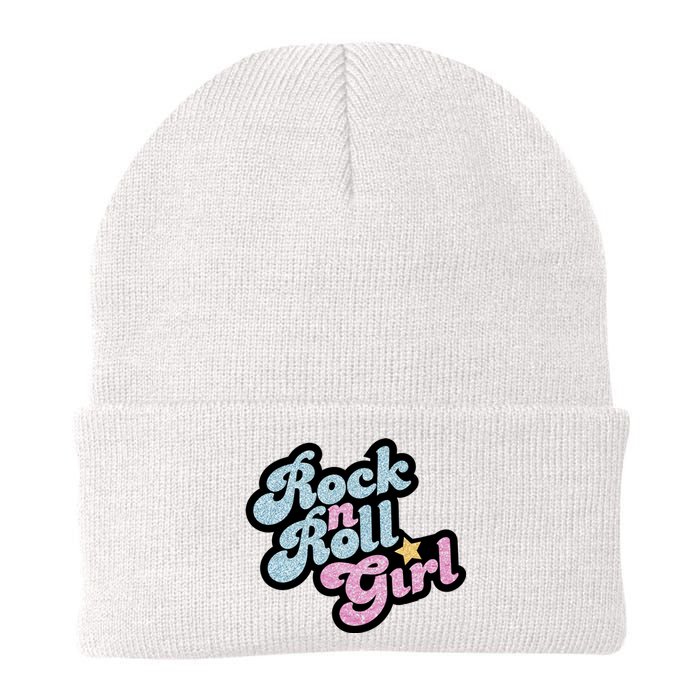 Rock N Roll Girl Knit Cap Winter Beanie