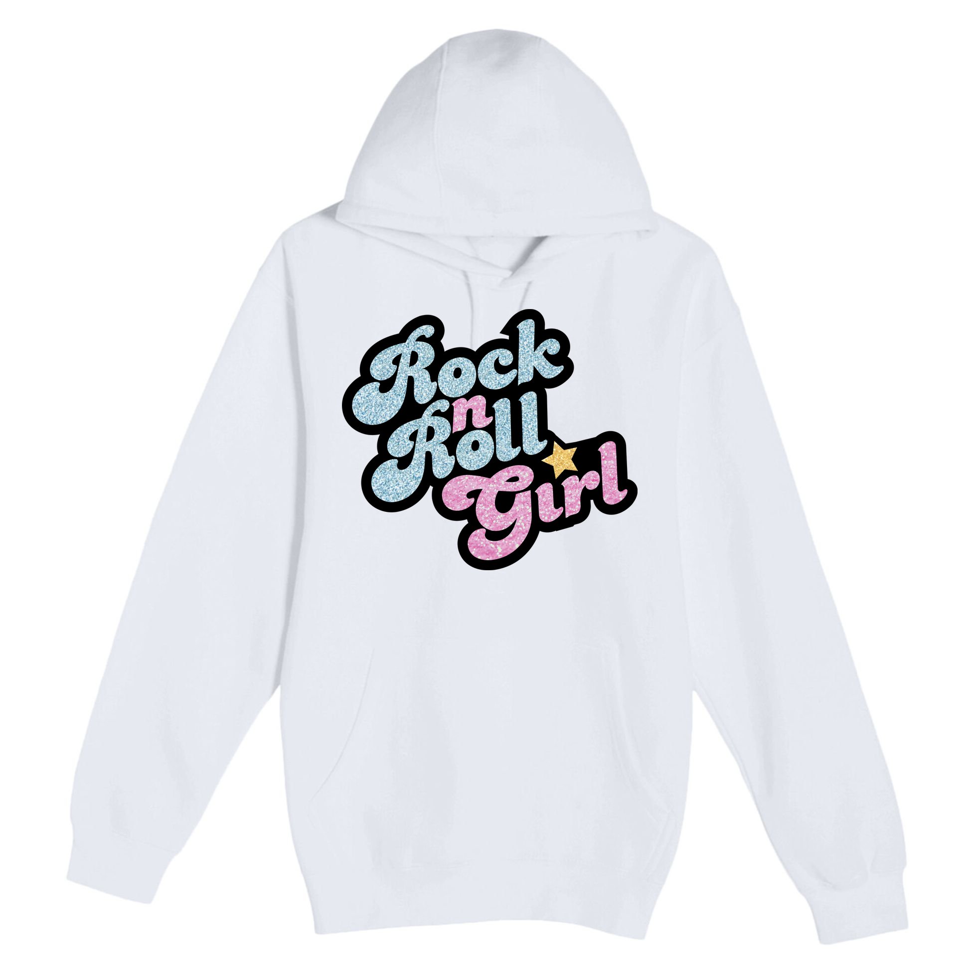 Rock N Roll Girl Premium Pullover Hoodie