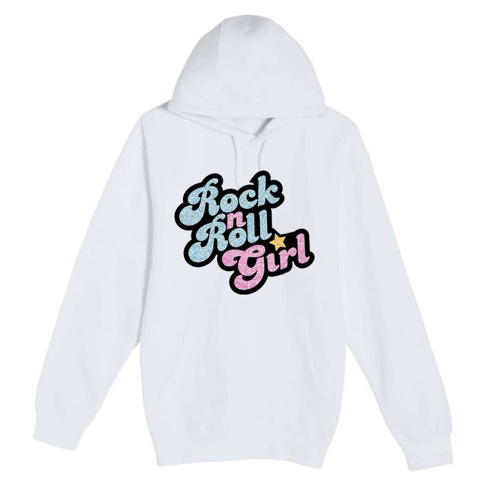 Rock N Roll Girl Premium Pullover Hoodie