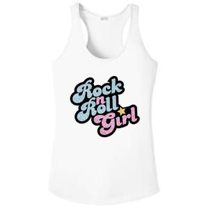 Rock N Roll Girl Ladies PosiCharge Competitor Racerback Tank