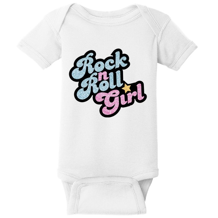 Rock N Roll Girl Baby Bodysuit