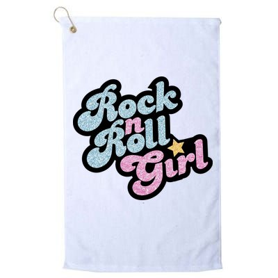 Rock N Roll Girl Golf Towel