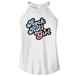 Rock N Roll Girl Women's Perfect Tri Rocker Tank