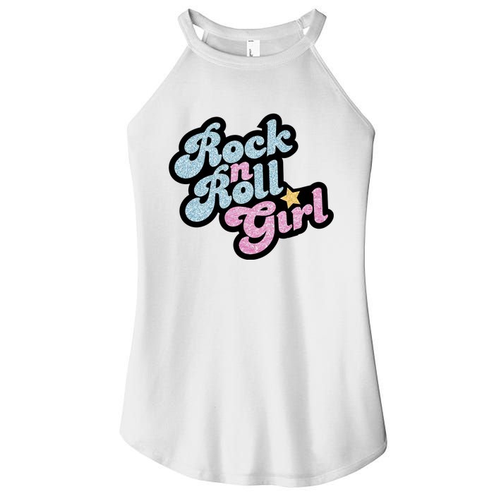 Rock N Roll Girl Women's Perfect Tri Rocker Tank