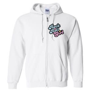 Rock N Roll Girl Full Zip Hoodie