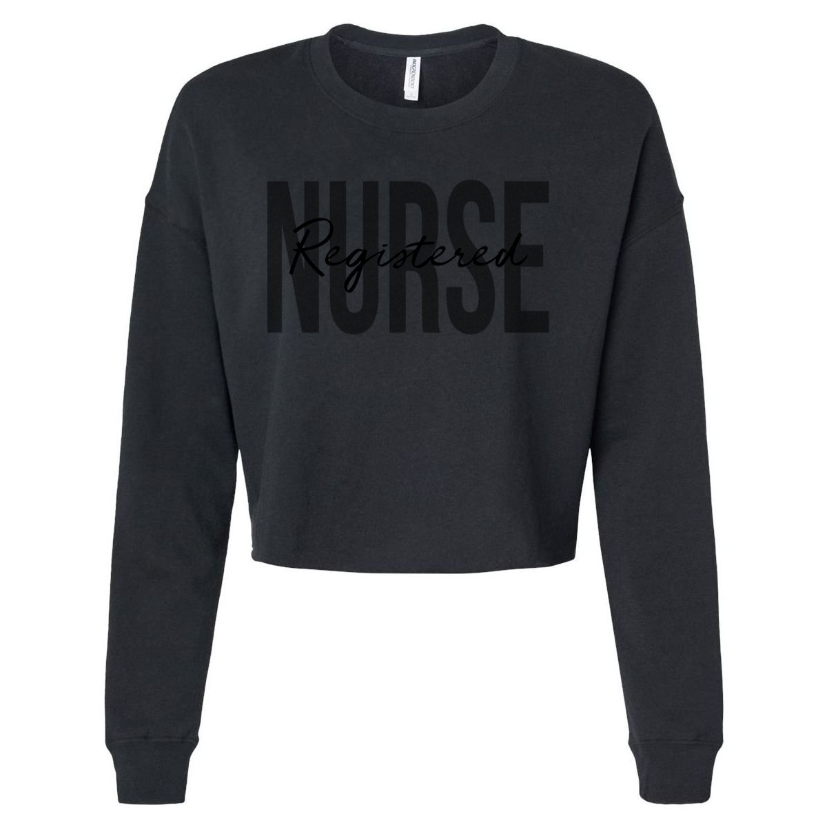 Registered Nurse Rn Emergency Room Nurse Gift Cropped Pullover Crew