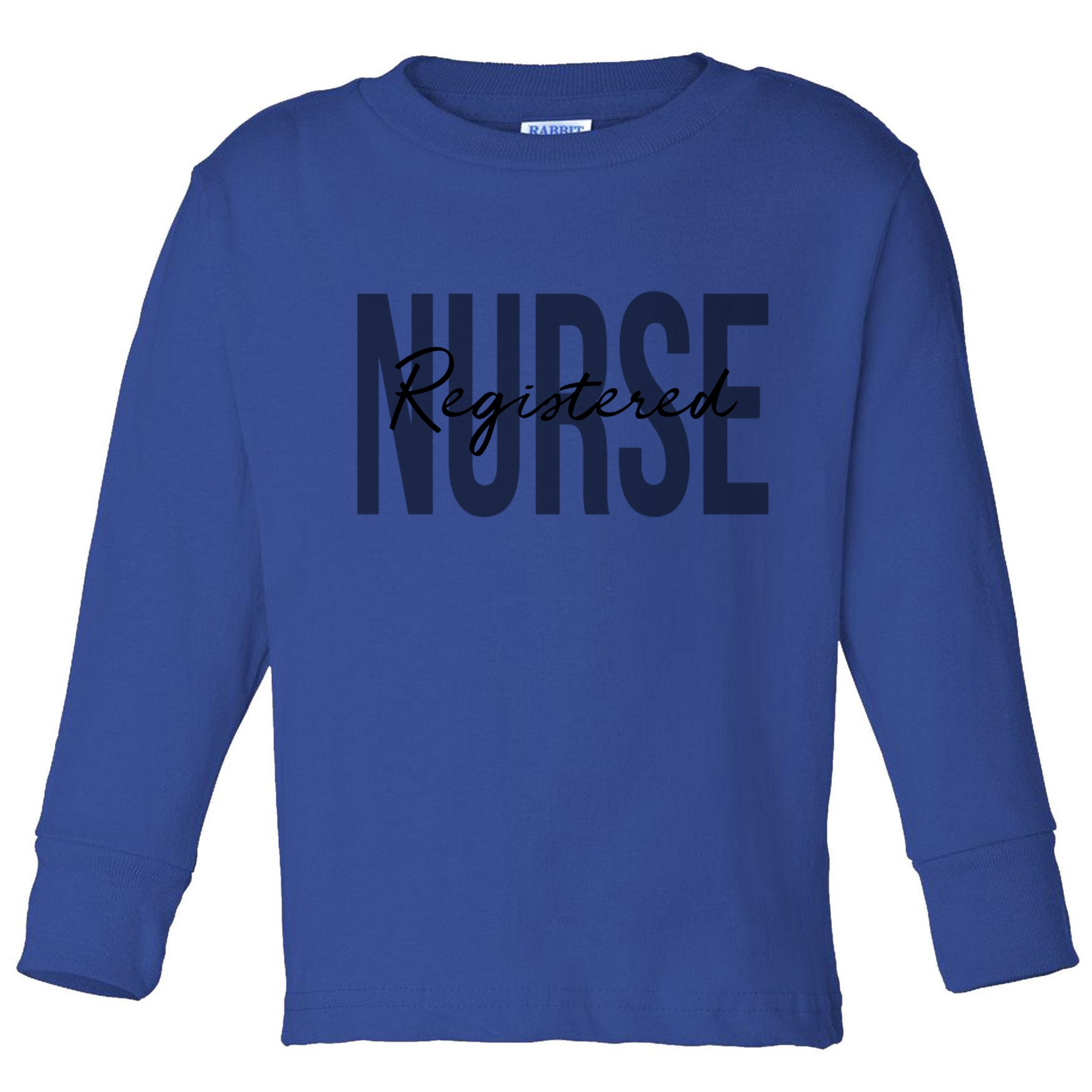 Registered Nurse Rn Emergency Room Nurse Gift Toddler Long Sleeve Shirt