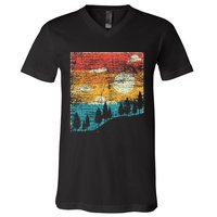 Retro Nature V-Neck T-Shirt