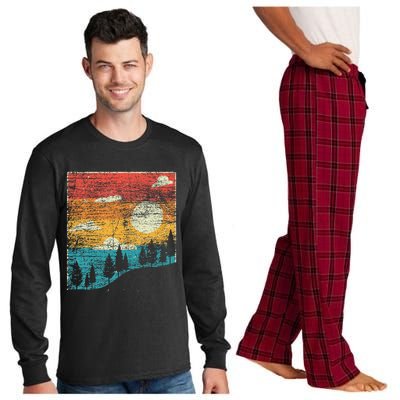 Retro Nature Long Sleeve Pajama Set