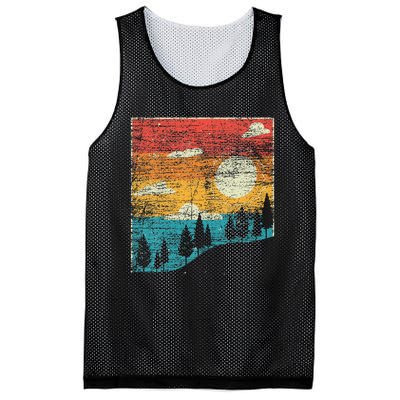 Retro Nature Mesh Reversible Basketball Jersey Tank