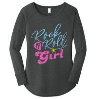 Rock N Roll Girl Purple Darla Women's Perfect Tri Tunic Long Sleeve Shirt