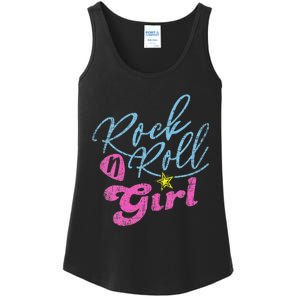 Rock N Roll Girl Purple Darla Ladies Essential Tank