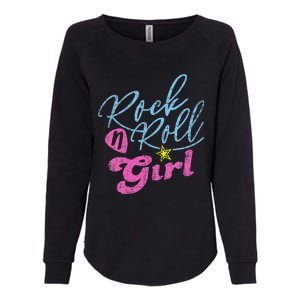 Rock N Roll Girl Purple Darla Womens California Wash Sweatshirt