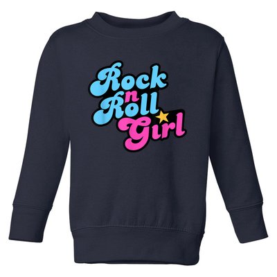 Rock N Roll Girl Toddler Sweatshirt