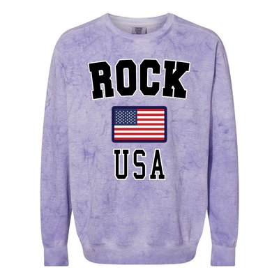 Rock N Roll USA Colorblast Crewneck Sweatshirt